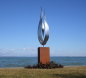 Preview: Huge artwork flame on column